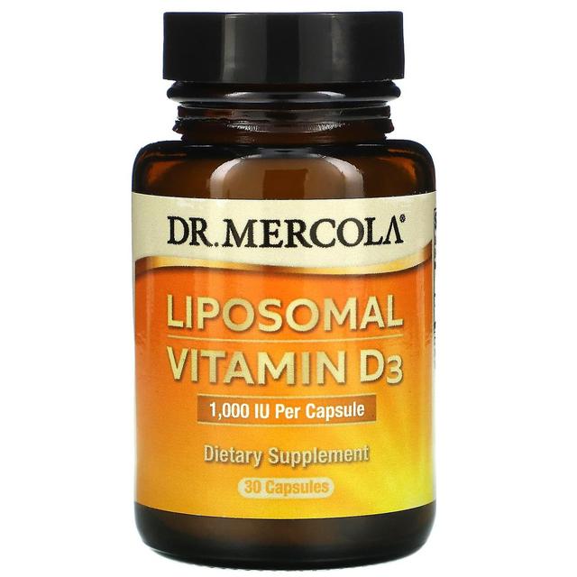 Dr. Mercola, Liposomale vitamine D3, 1.000 IE, 30 Capsules on Productcaster.