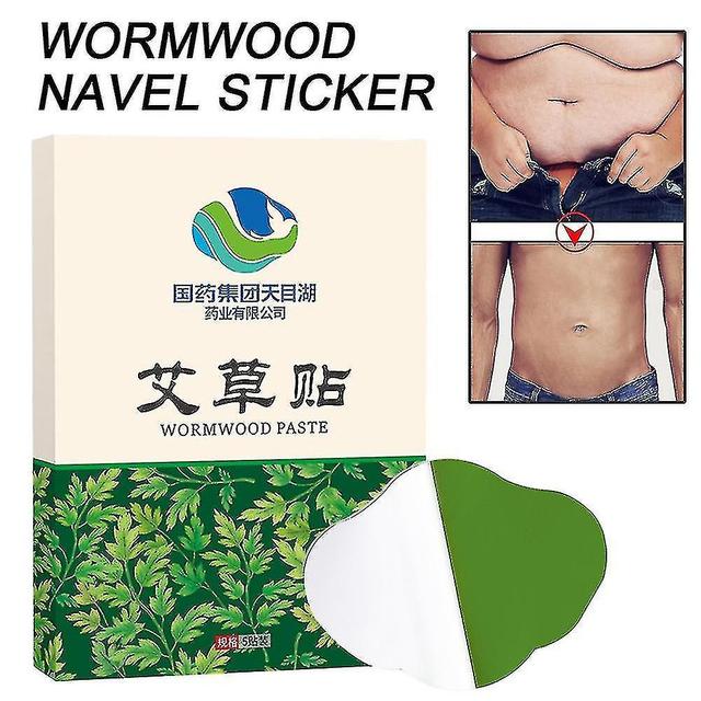 Youlaicai 5pcs Wormwood Belly Button Paste Eliminates Beer Belly Loses Fat And Weight on Productcaster.