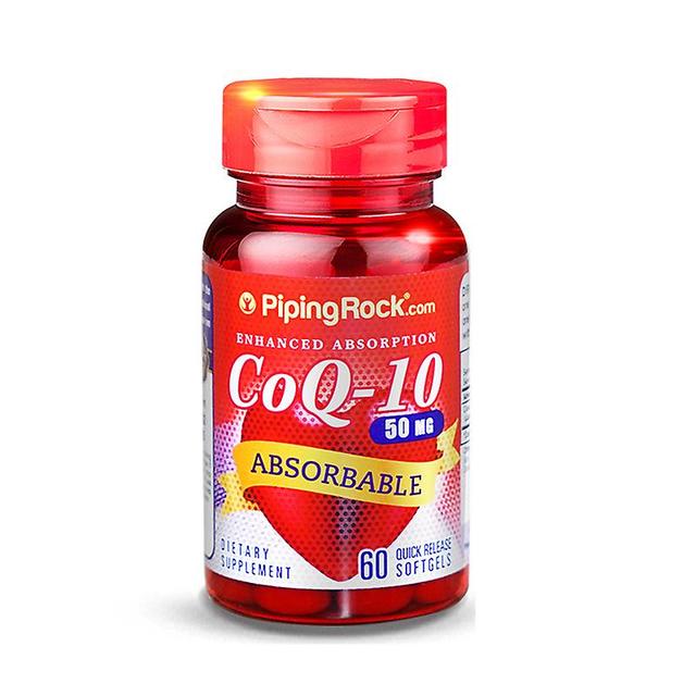 Vorallme 1 Bottle 60 Pills Coenzyme Q10 Soft Capsule 50mg Easy Absorb Protect Cardiocerebral Vascular Heart Health Food on Productcaster.