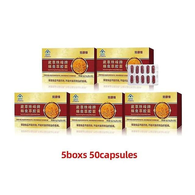 Jinzhaolai Capsula di resistenza maschile Maca Cordyceps Militaris Estratto di Salute Cibo Supporto Uomini Energia Forza Resistenza Supplementi 5boxes on Productcaster.