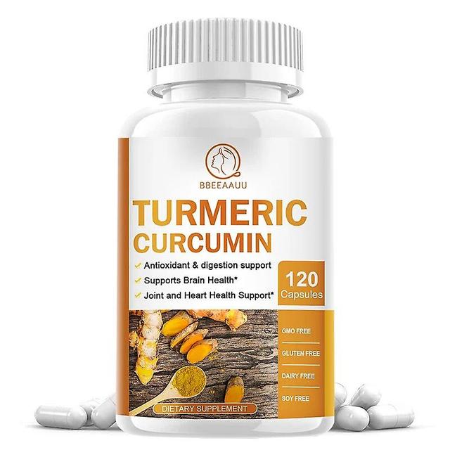 Tib Black Pepper Turmeric Supplement 100mg Efficient And High-quality Joints Health Supplements Non Genetically Modified Tib 120pcs on Productcaster.