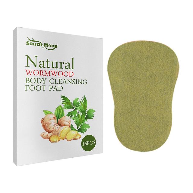 16stk fodplaster naturlig forbedre immunitet planteekstrakter malurt krop detox fodpude til rejser on Productcaster.