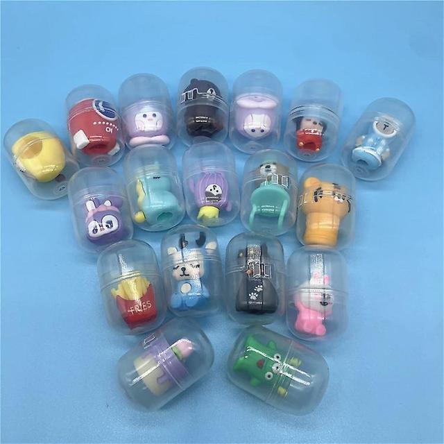 Ederfun 10pcs 32*45mm Novelty Funny Relaxation Toys Mixed Surprise Egg Capsule Egg Ball Model Cute Mini Animal Capsule Children's Toys 10pcs random on Productcaster.