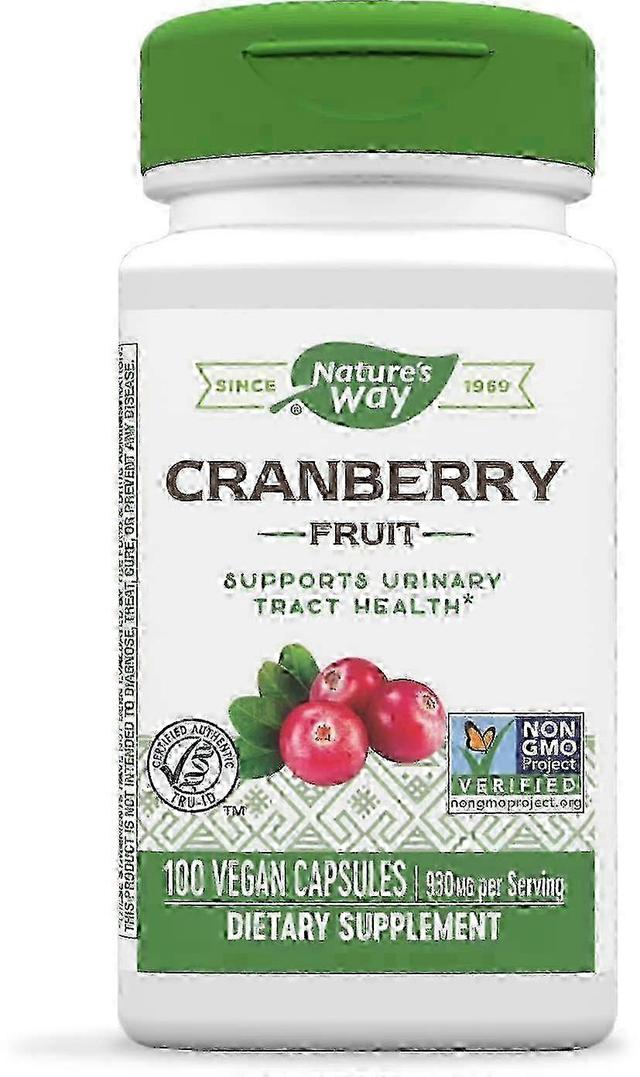 Nature's Way Cranberry Fruit, 465 Mg, Vegetarian Capsules, 100 Ea on Productcaster.