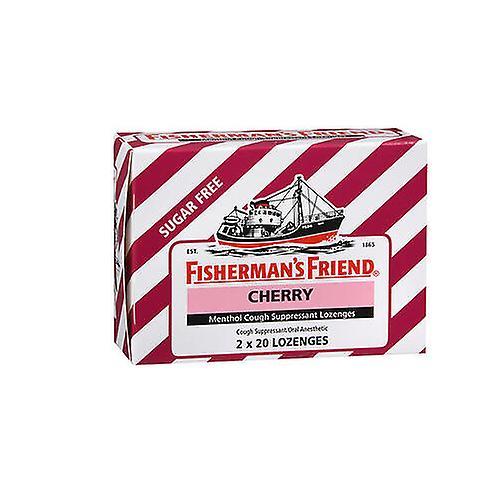 Fisherman's Friend Rybárov priateľ Mentol kašeľ potláčajúci lozenges cukor bez čerešne, 40 každý (balenie po 2) on Productcaster.