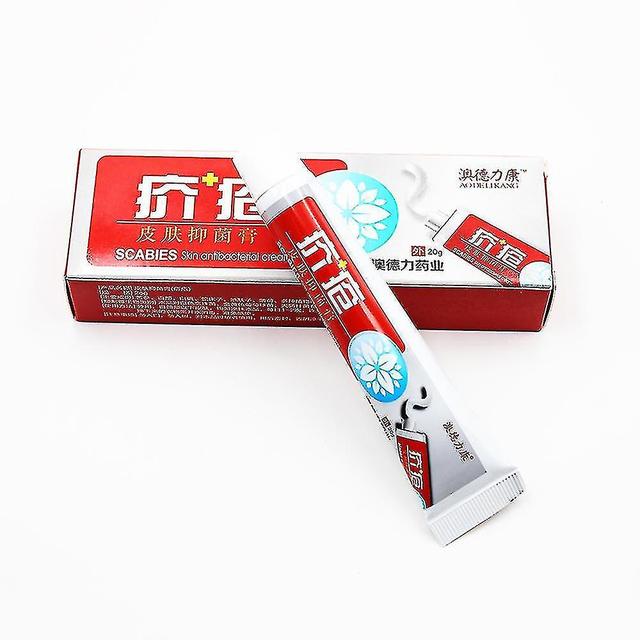 1pc Pubic Lice Cream Scabies Lice Removal Killer Psoriasis Pruritus Anti-itch Antibacterial Herb Oin on Productcaster.