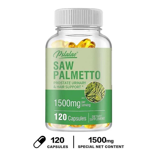 Visgaler Saw Palmetto Supplement - Promotes Prostate Health, Prevents Hair Loss, Promotes Hair Growth, Promotes Urinary Tract Health 120 Capsules on Productcaster.