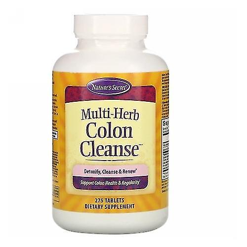 Nature's Secret Multi-Herb Colon Cleanse, 275 Tabs (Pack of 3) on Productcaster.