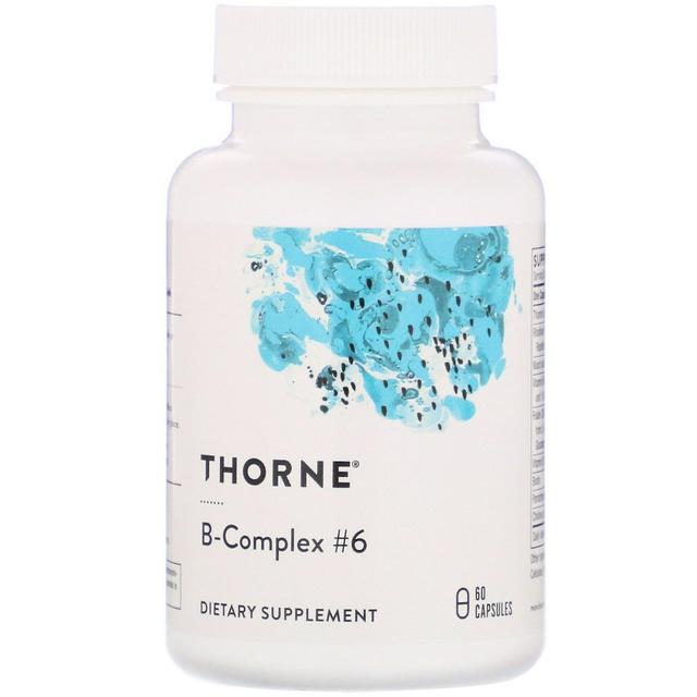 Thorne Research, B-Complex #6, 60 Capsules on Productcaster.