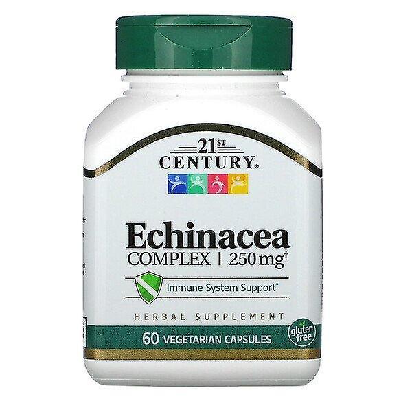 21st Century 2000-talet, Echinacea Complex, 250 mg, 60 vegetariska kapslar on Productcaster.