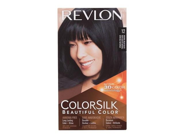 Revlon - Colorsilk Beautiful Color 12 Natural Blue Black - For Women, 59.1 ml on Productcaster.