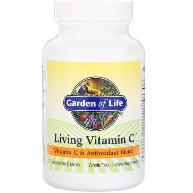 Garden of Life Giardino della Vita, Vitamina C vivente, 60 caplets vegetariani on Productcaster.