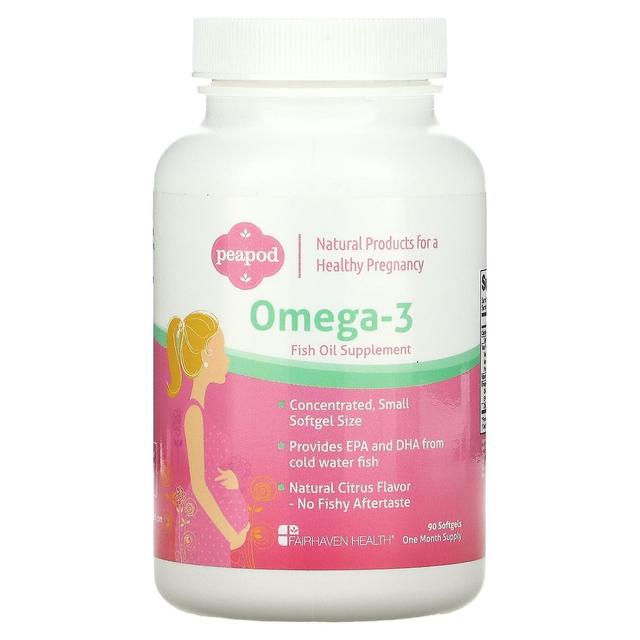 Fairhaven Health, PeaPod, Omega 3, 90 Softgels on Productcaster.