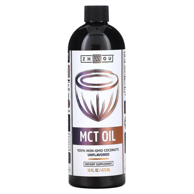 Zhou Nutrition, MCT Oil, Unflavored, 16 fl oz (473 ml) on Productcaster.