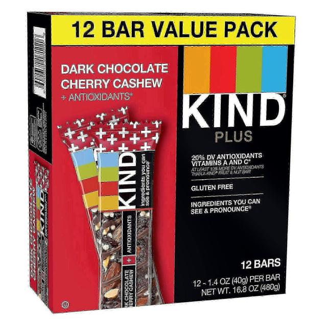 Kind dark chocolate cherry cashews antioxidant bars, 12 ea on Productcaster.