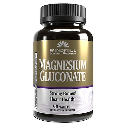 Windmill Health Magnesium Gluconate, 500 mg, 90 Tabs (Pack of 6) on Productcaster.