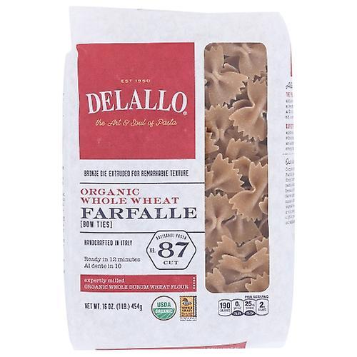 Delallo Pasta Whlwht Farfalle, Case of 16 X 16 Oz (Pack of 1) on Productcaster.