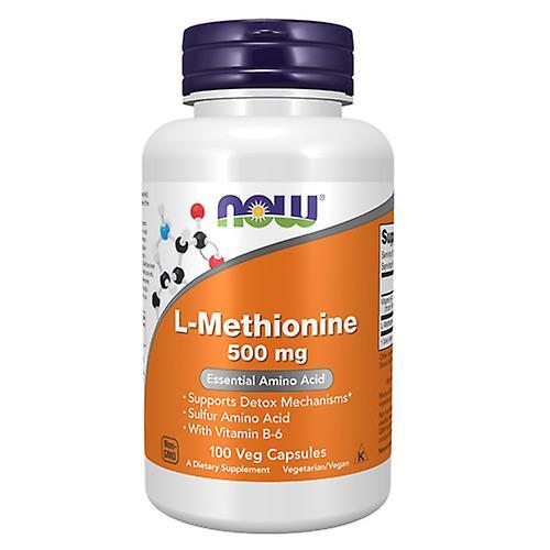 NOW Foods Jetzt Lebensmittel L-Methionin, 500 mg, 100 Kapseln (Packung mit 2) on Productcaster.