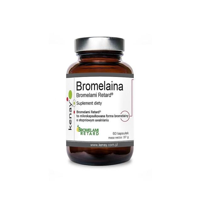 Dietary supplements Kenay Bromelaina Bromelami Retard (60 capsules) 8396 on Productcaster.