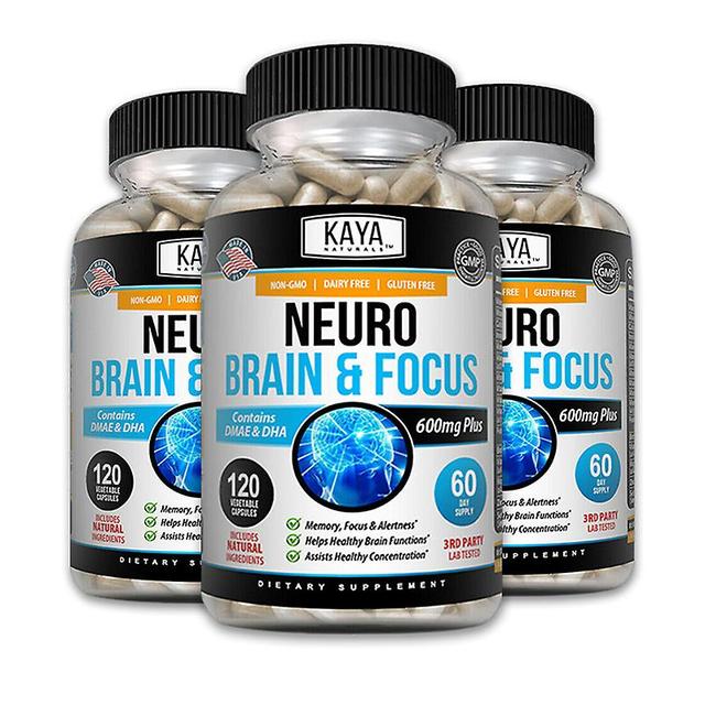 Vorallme Helps Improve Intelligence, Attention, And Cognitive Abilities, Enhances Neurological Health, And Reduces Anxiety 120 Count- 3 bottle on Productcaster.