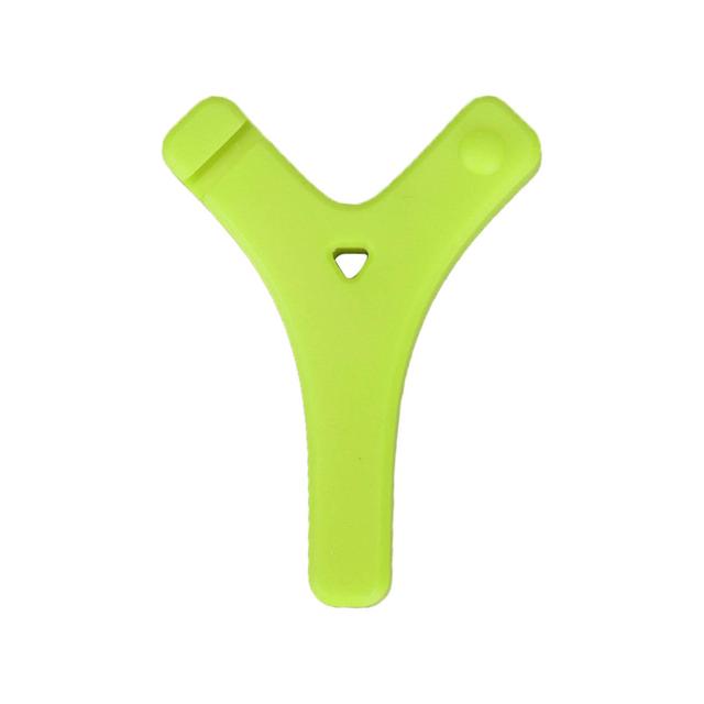 Safe and Harmless Y-Shaped Orthodontic Chewies for Dental Aligners - Green Apple Flavor on Productcaster.