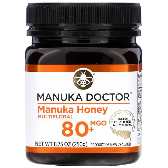 Manuka Doctor, Manuka Honey Multifloral, MGO 80+, 8.75 oz (250 g) on Productcaster.