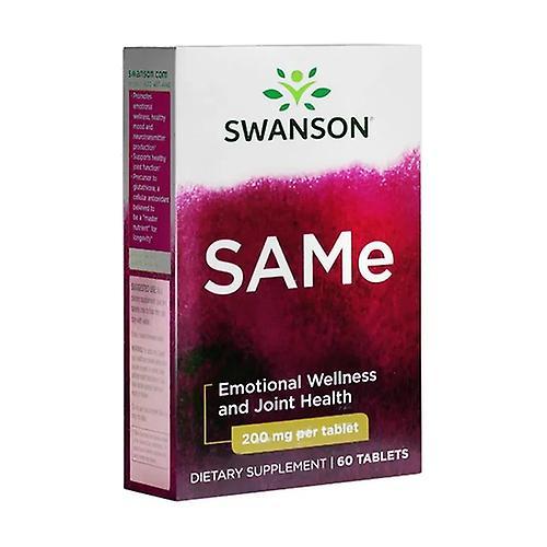 Swanson Ultra SAM-e 60 tablets of 200mg on Productcaster.