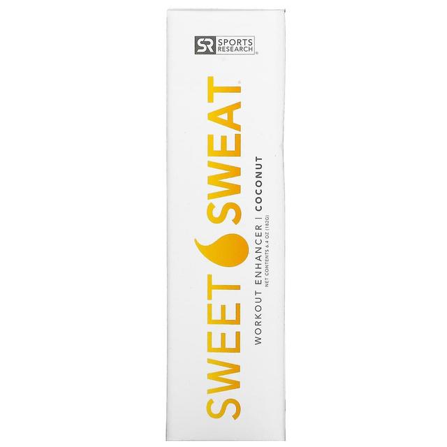 Sports Research Ricerca sportiva, Sweet Sweat Workout Enchancer, Cocco, 6.4 oz (182 g) on Productcaster.