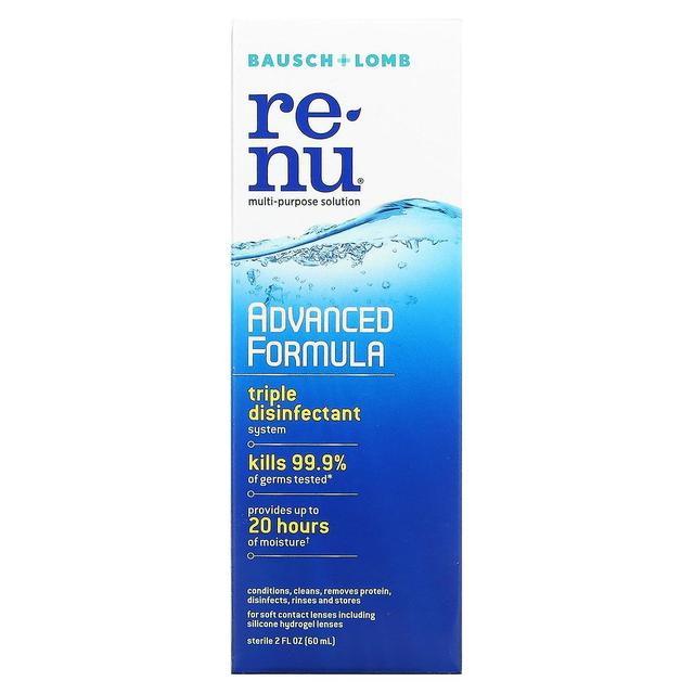 Renu, Multi-Purpose Solution, Advanced Formula, 2 fl oz (60 ml) on Productcaster.