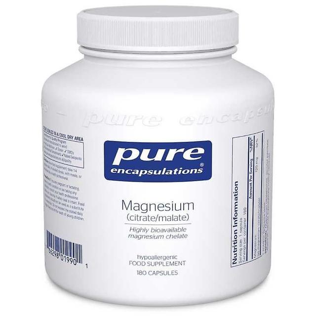 Pure Encapsulations Magnesium (citrate/malate) Capsules 180 on Productcaster.