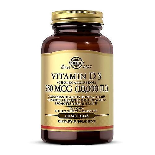 Solgar Vitamin D3-kolekalciferol, 10.000 IE, 120 S Geler (förpackning Av 2) on Productcaster.