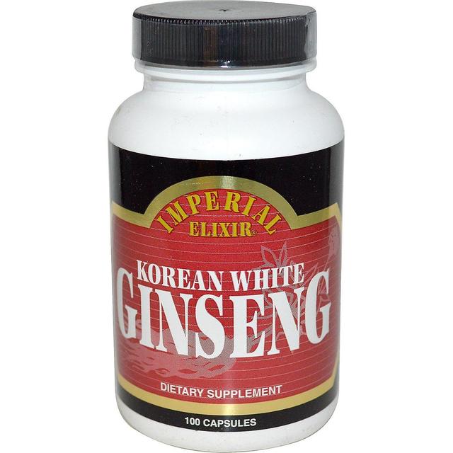 Imperial Elixir, Korean White Ginseng, 100 Capsules on Productcaster.