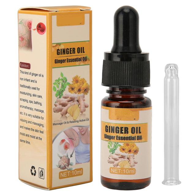 2024 New,Ginger Massage Essential Oil Natural Ingredients Lymphatic Drainage Oil for Body Care 10ml on Productcaster.