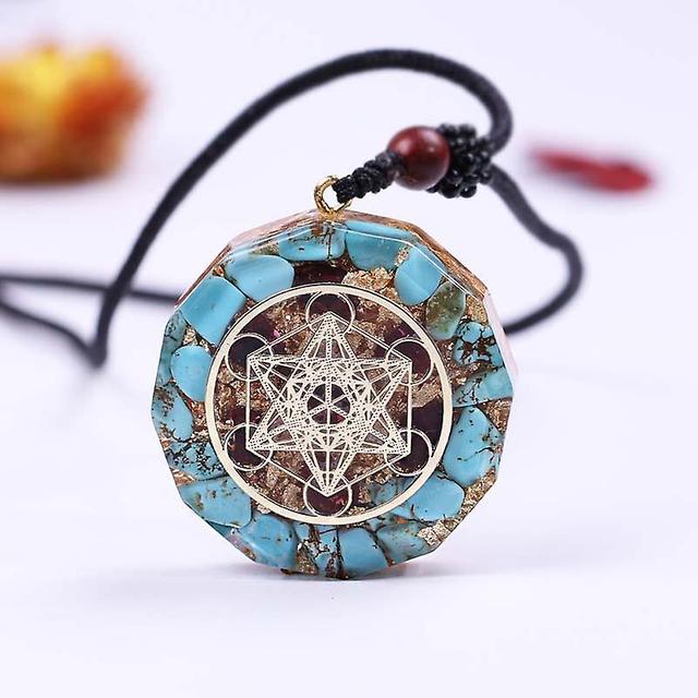 Fashion Orgonite Energy Pendant Metatron's Cube Reiki Energy Consciousness Promote Autonomy Test Transport Emf Crystal Pendant on Productcaster.