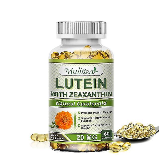 Guoguo Lutein 20mg Zeaxanthin Capsules For Aging And Oxidative Relieve Stress Blue Light Protection Macular Health Vision Care 120pcs on Productcaster.