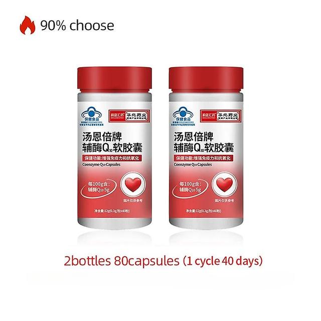 Tib Coenzyme Q10 300mg Capsules Coq10 Health Nutritional Supplements Health Food Cfda Approve Non-gmo 2bottles hot sale on Productcaster.