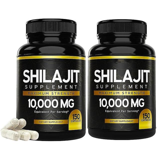 2pcs Pure Shilajit 150 Caps- 100% Pure Himalayan Shilajit - Fulvic Acid on Productcaster.