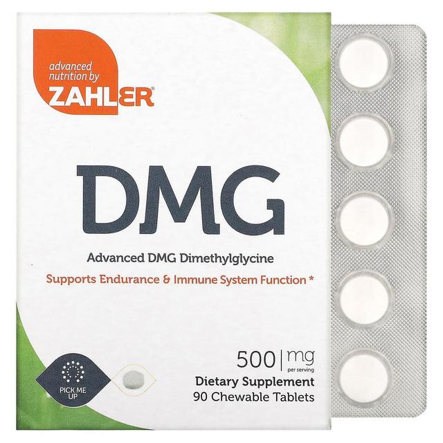 Zahler, Advanced DMG, Dimethylglycine, 500 mg, 90 Chewable Tablets on Productcaster.