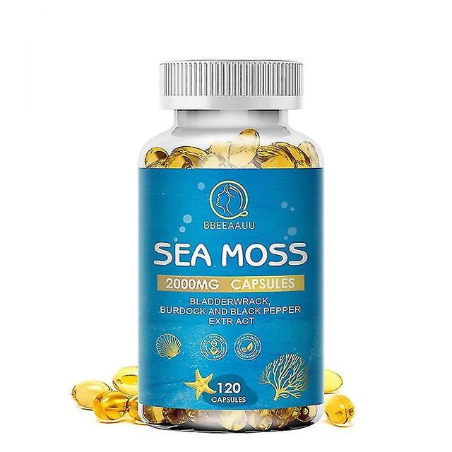 Kry Sea Moss Vegan Capsule Iodine Supplement For Immunity Thyroid Digestive & Joint Health Support Organic Superfood Non Gmo on Productcaster.