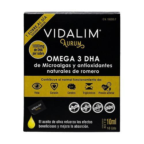 Vidalim Omega 3 DHA arum-mikrolevistä 16 pakettia on Productcaster.