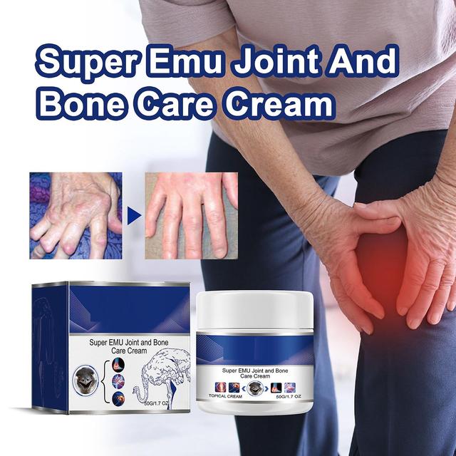 Wtowin Super EMU Joint and Bone Therapy Cream, Sootning Bone Healing Cream, Joint Bone Relief Cream Super EMU Joint & Bone Care Rub 2pcs - 100g on Productcaster.