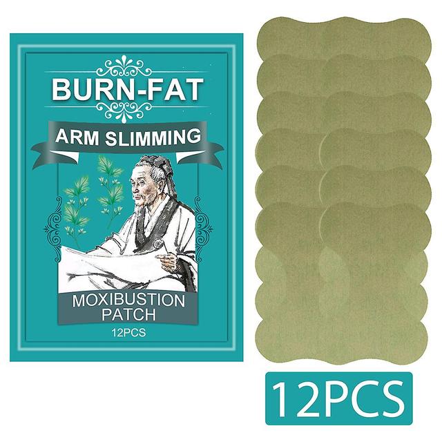 Xbedy 12pcs/bag Arm Slimming Moxibustion Patch Chinese Traditional Wormwood Patch Fast Fat Burning Stickers CNO.009977 on Productcaster.