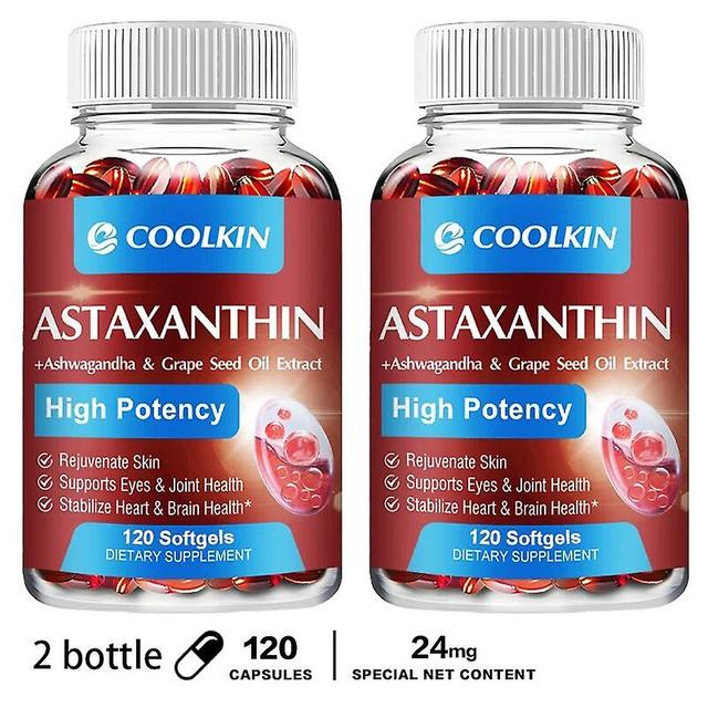 Venalisa Astaxanthin Supplement with Grapeseed Oil, Ashwagandha Extract, Organic Coconut Oil, and MCT Oil for Joint Health and Immunity 120 Capsule... on Productcaster.