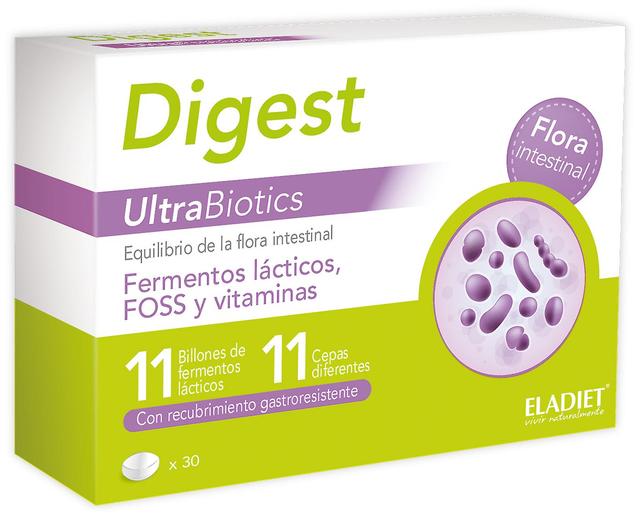 Eladiet Digest Ultra Probiótic 30 Tablets on Productcaster.