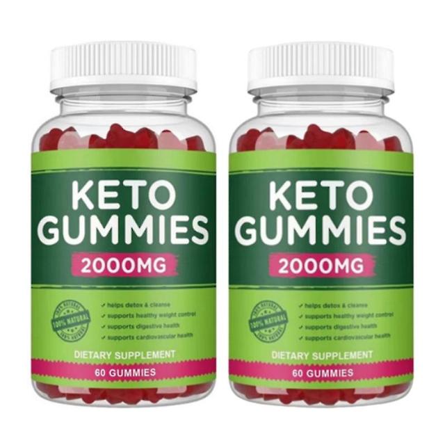 60pcs Keto Gummies Ketone Ght Loss Fatburner Complément alimentaire pour hommes et femmes 2Bottles on Productcaster.