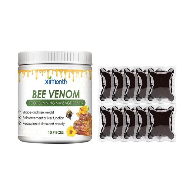 unbrand Foot Soak Beads Bee Venoms Extract Relieves Leg Fatigue Veins Healthier Foot Bath Products 10pc Yellow on Productcaster.