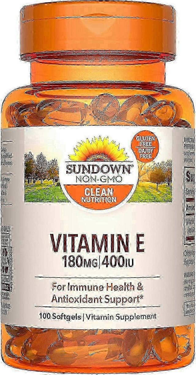 Sundown Naturals vitamín e, 400 IU, softgels, 100 EA on Productcaster.