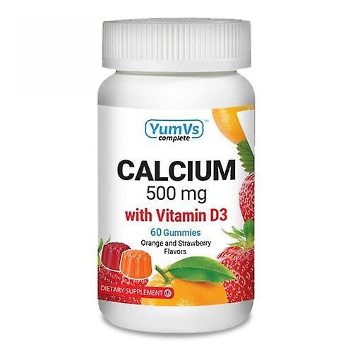 Yum-V's Calcium avec vitamine D, 500 mg, 60 bonbons gélifiés (paquet de 1) on Productcaster.