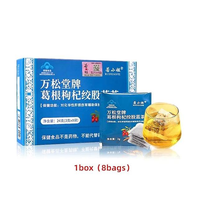 Tib Liver Detox Tea Liver Function Protection Care Pueraria Mirifica Goji Berry Gynostemma Pentaphyllum Supplements Health Food 1box 8bag on Productcaster.