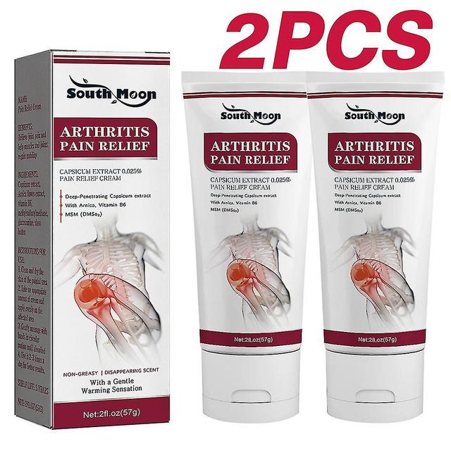 Capsicum Extract Arthritis Pain Relief Cream Ointment Joint Neck Knee Care Cream 2Pcs on Productcaster.